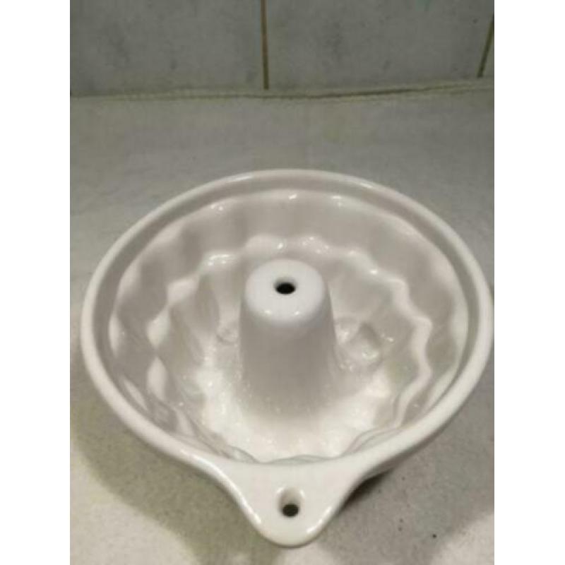 Puddingvorm Rond Tulband, Wit