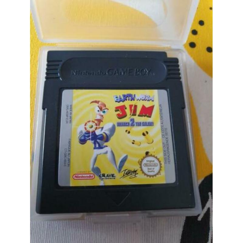 Nintendo Game Boy Color Earthworm Jim Menace 2 the Galaxy