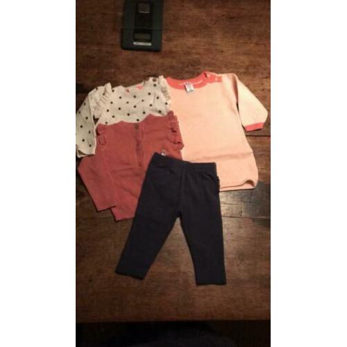 Pakketje babykleding meisje maat 62