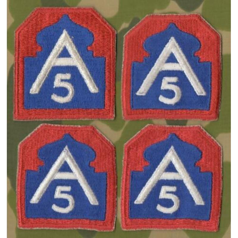 WW2 US - 509th PIR Airborne Geronimo 5th Army Patch 4x