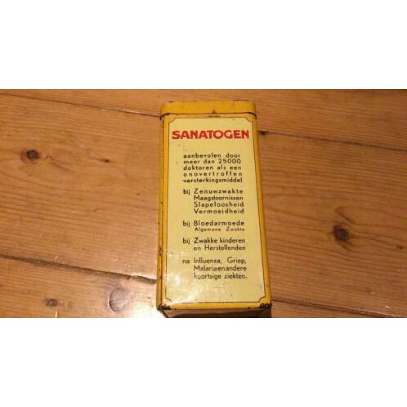 Sanatogen blikje AW & Co. Het zenuwsterkend voedsel