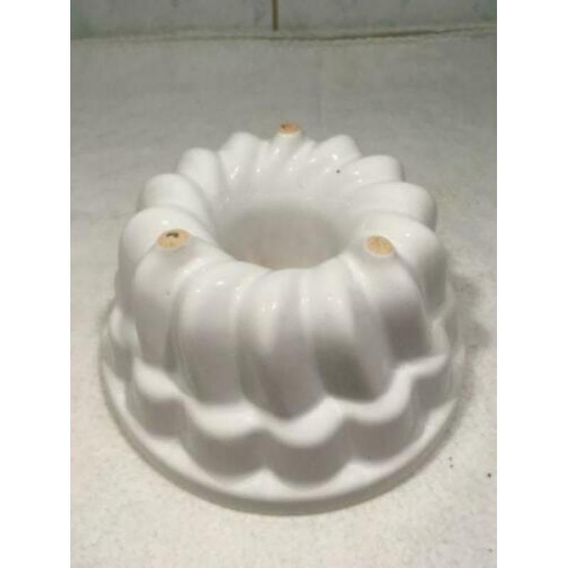 Puddingvorm Rond Tulband, Wit