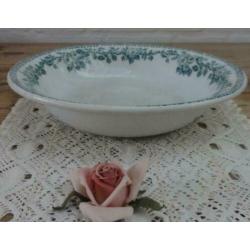 Franse brocante beboterde schaal, St.Amand, Guadeloupe