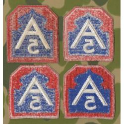 WW2 US - 509th PIR Airborne Geronimo 5th Army Patch 4x