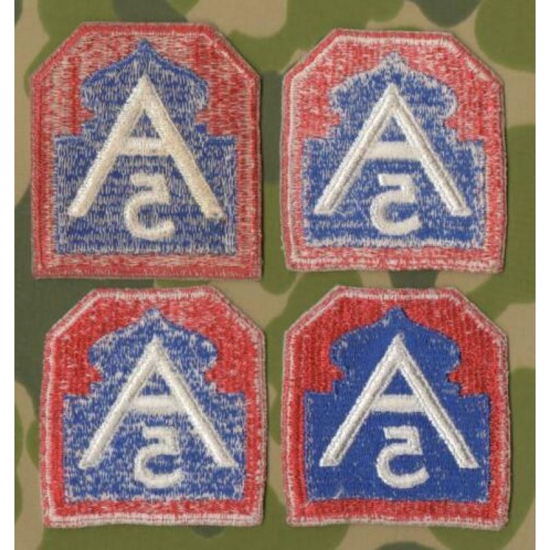 WW2 US - 509th PIR Airborne Geronimo 5th Army Patch 4x