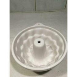 Puddingvorm Rond Tulband, Wit