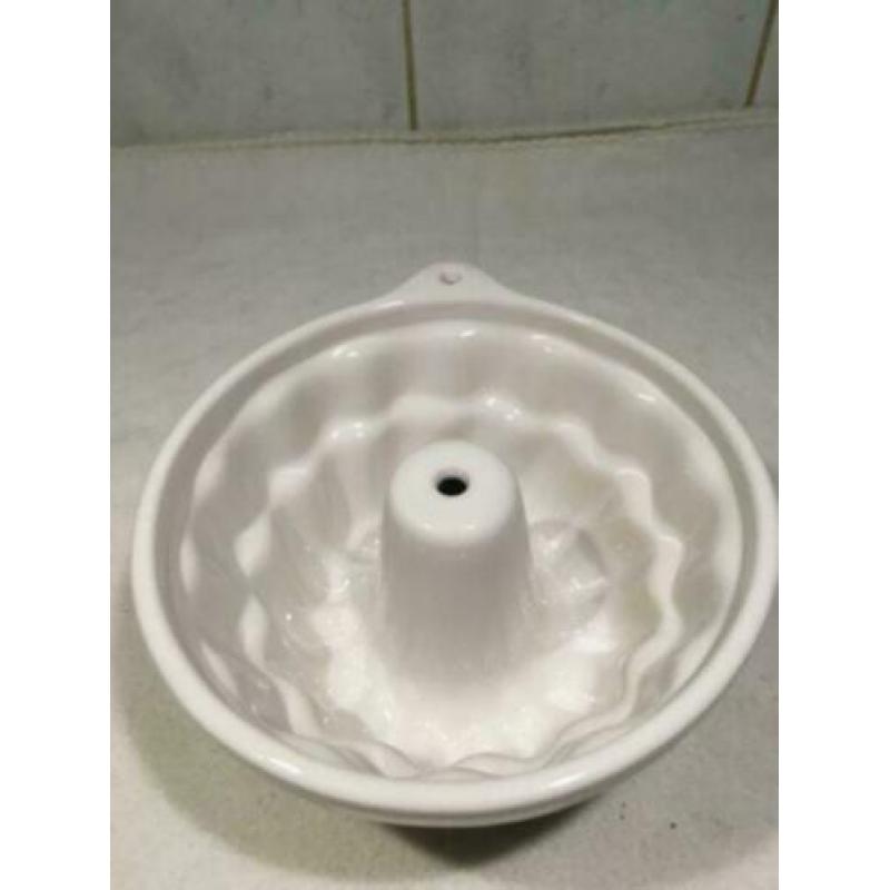 Puddingvorm Rond Tulband, Wit