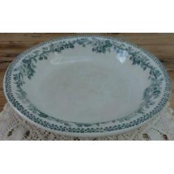 Franse brocante beboterde schaal, St.Amand, Guadeloupe