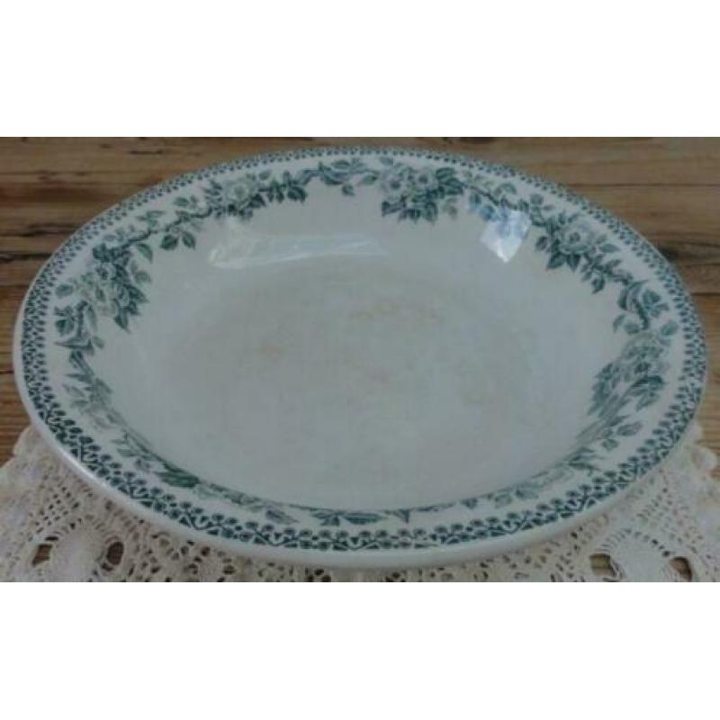 Franse brocante beboterde schaal, St.Amand, Guadeloupe