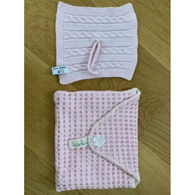Baby’s Only en Koeka wieg/kinderwagen dekentjes.