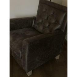 2 zacht lederen stoelen (nieuw)