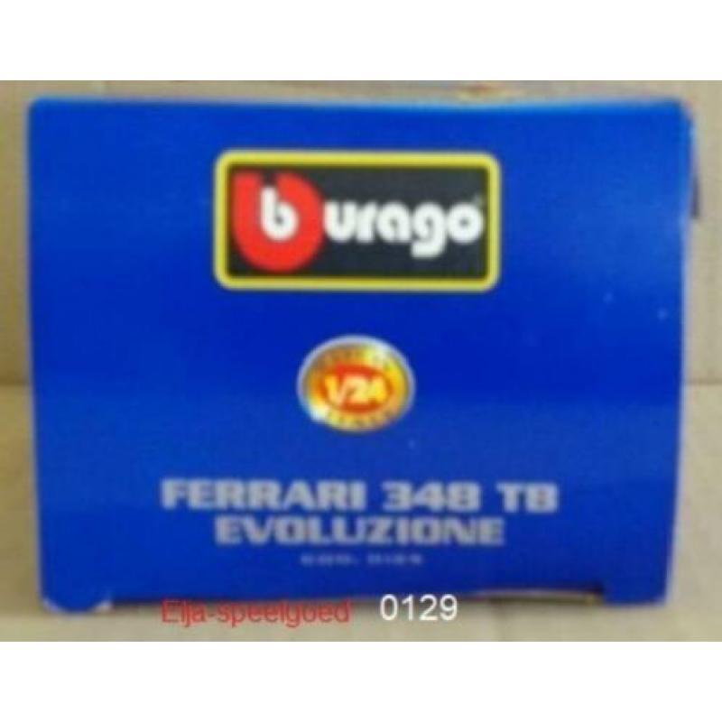 NIEUW 1:24 Burago FERRARI 348 TB Evoluzione nr 0129