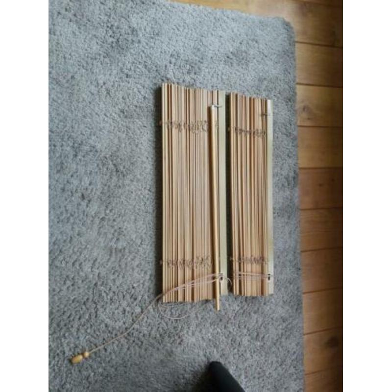 2x houten jaloezie