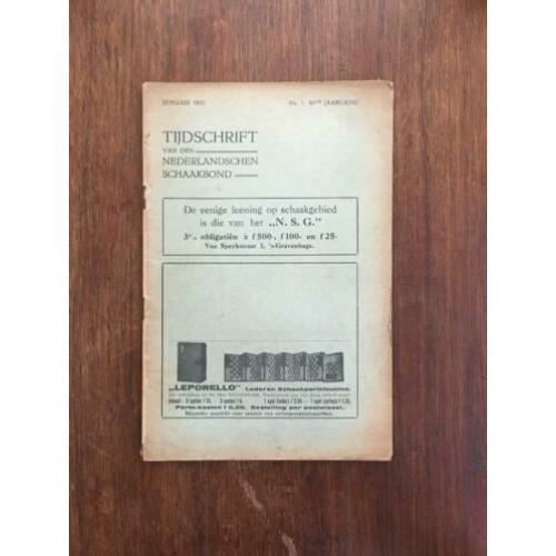 Tijdschrift van den Nederlandschen Schaakbond jrg 40 (1932)