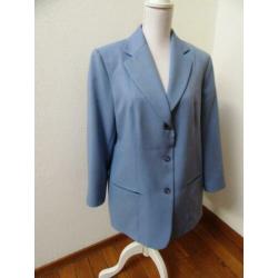 J75 NIEUW!! colbert jasje SETTER LADY blauw maat 42
