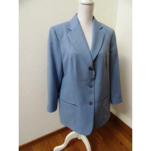 J75 NIEUW!! colbert jasje SETTER LADY blauw maat 42