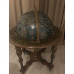 ANTIEKE bar globe drank wereldbol barglobe globebar minibar