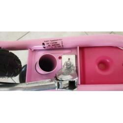 Puky roze loopfiets handrem luchtbanden standaard (zgan)