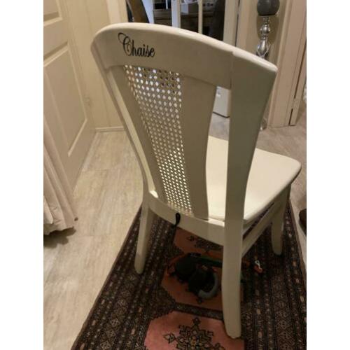 Mooie eethoek stoelen + tafel
