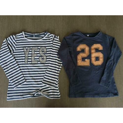 2x Name It longsleeve maat 110