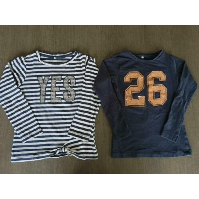 2x Name It longsleeve maat 110