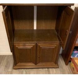 Eiken Tv Kast +/- 120 cm breed x 160 hoog