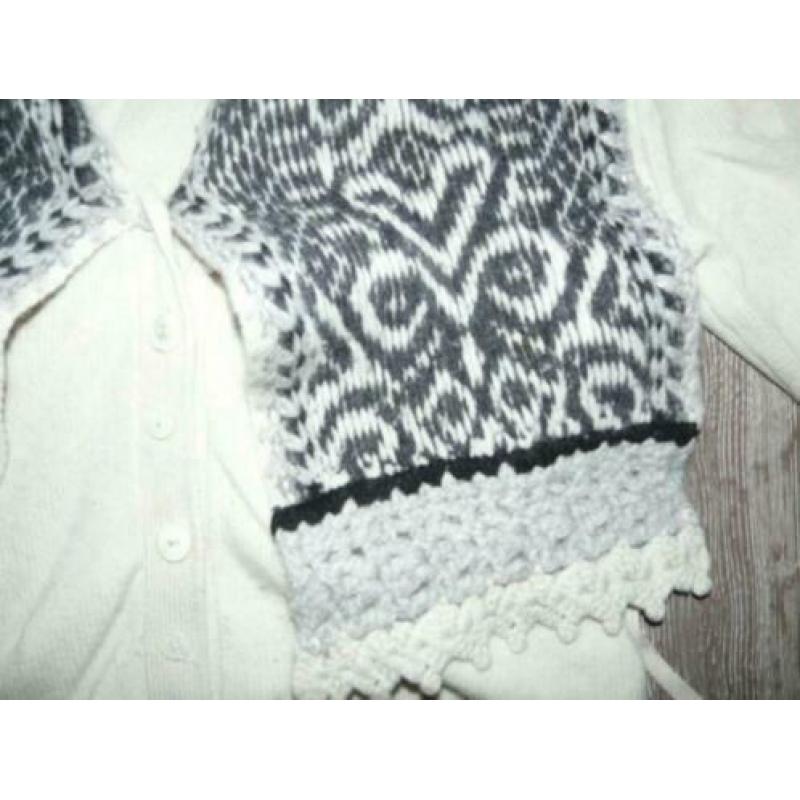 prachtig wollen folkore noorse rand vest Oilily maat L 42 44