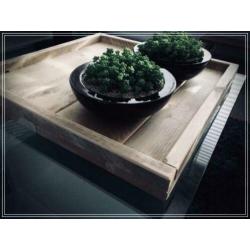 Dienblad hocker van steigerhout andere maat mogelijk