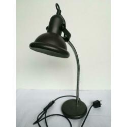 Vintage Industriële bureaulamp tafellamp Grijs