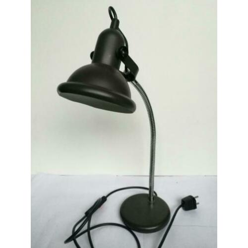 Vintage Industriële bureaulamp tafellamp Grijs