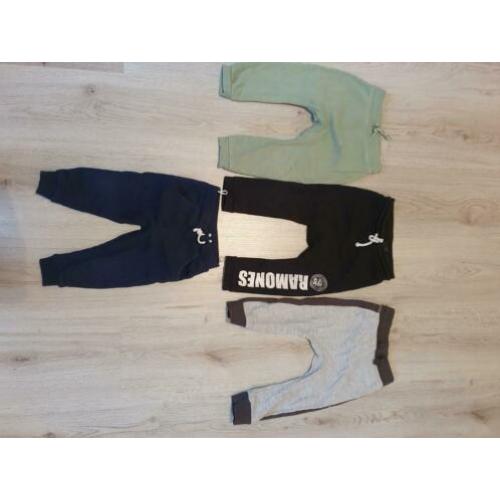 H&m/c&a jogging broeken 5stuks mt86