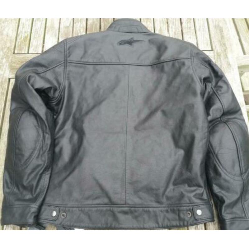Nieuwe Alpinestars Huntsman leren motor jas maat 52