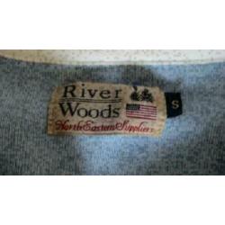 River Woods blauwe sweater maat S tennis Australia cup