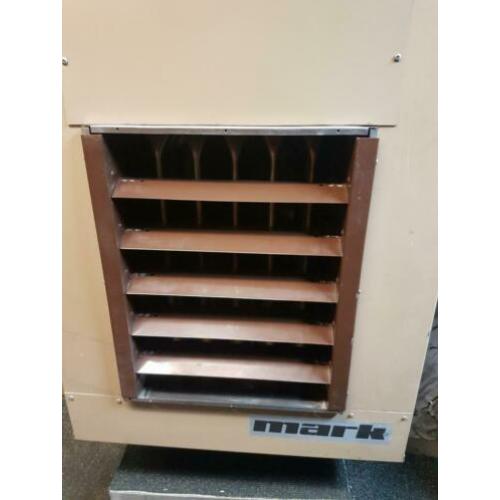 Mark gaskachel, gas heater, loods verwarming snel ophalen
