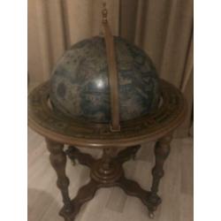 ANTIEKE bar globe drank wereldbol barglobe globebar minibar