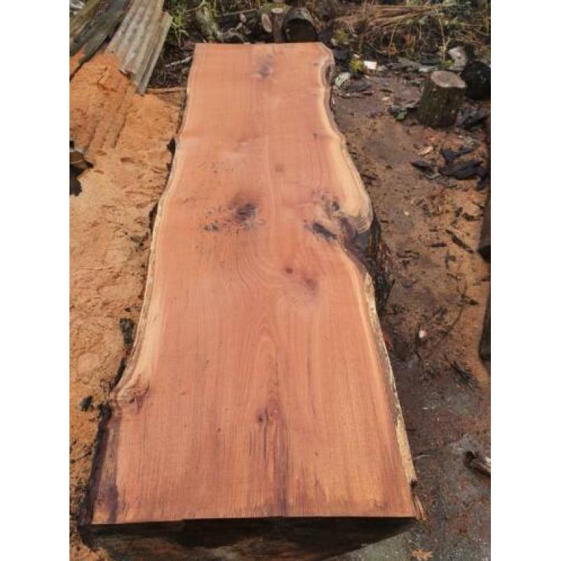 Eiken schaaldelen boomstam plank
