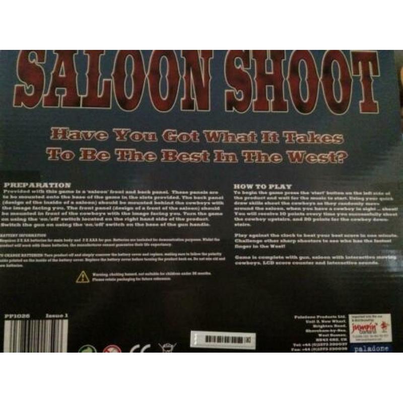 Schiet spel -- Kermisspel -- Saloon Shoot