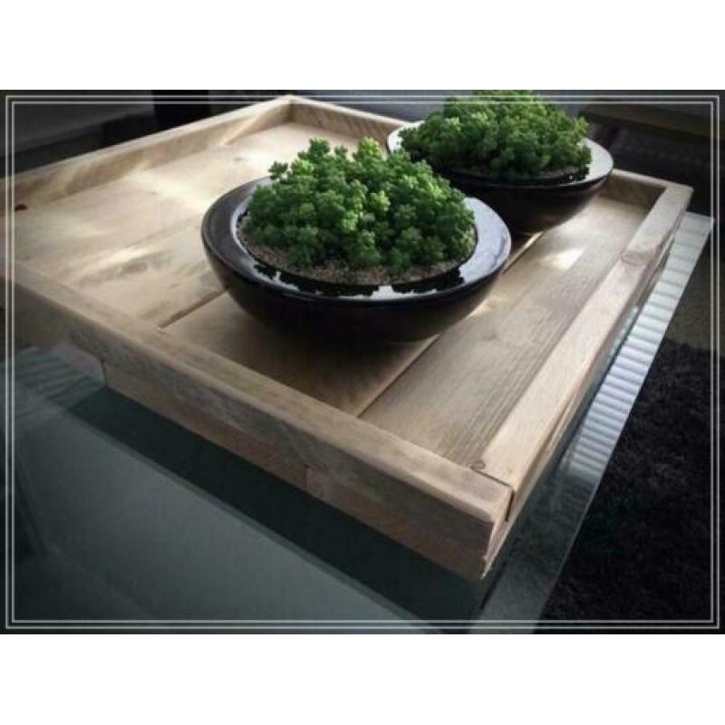 Dienblad hocker van steigerhout andere maat mogelijk