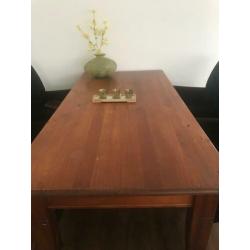 Eettafel en stoelen