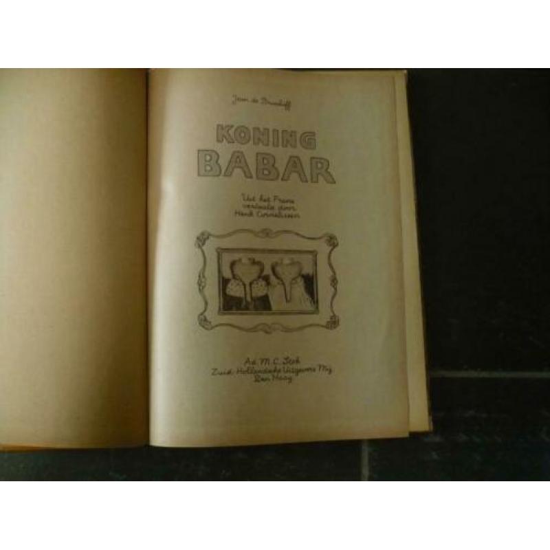 koning babar eerste druk