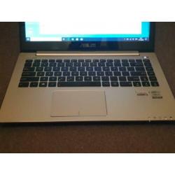 Asus s400c core i3-12gb-(hard500hdd+32ssd) met touchscreen