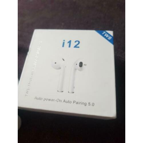 Bluetooth TWS i12 oortjes/earpods