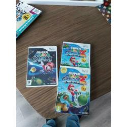 Wii console met Mario en zelda goud