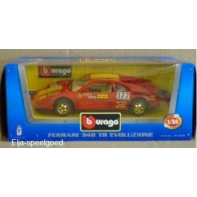 NIEUW 1:24 Burago FERRARI 348 TB Evoluzione nr 0129