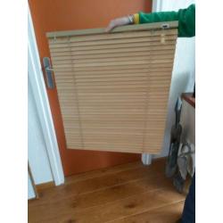 2x houten jaloezie