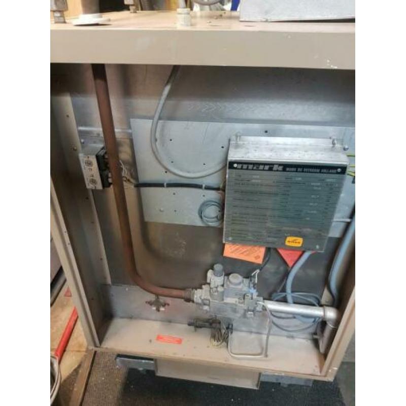 Mark gaskachel, gas heater, loods verwarming snel ophalen