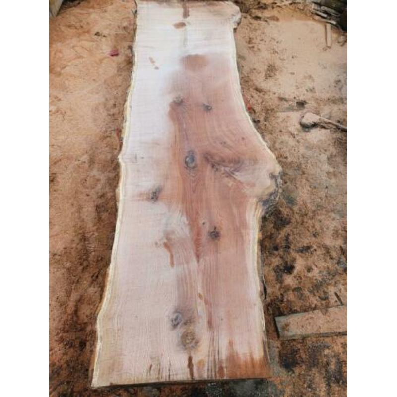 Eiken schaaldelen boomstam plank