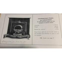 Kachels 1942, w.h. gispen, heerenveen, catalogus.