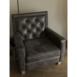 2 zacht lederen stoelen (nieuw)