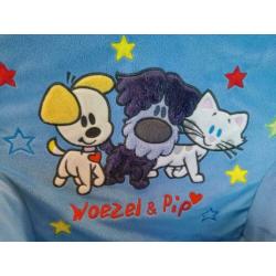 Woezel en Pip blauw kinderstoeltje, kinderfauteuil zgan